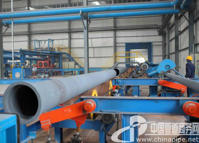 鋼管內壁噴丸清理機